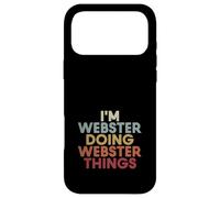 Carcasa para iPhone 17 Pro MAX Webster Name Webster Personalized Name First Given