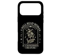 Carcasa para iPhone 17 Pro MAX Well-Read Woman Dangerous Creature Celestial Book Aesthetic