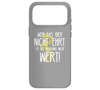 Carcasa para iPhone 17 Pro MAX Wer Das Bier Nicht ehrt Delirium Frase Divertida sobre Cerveza Alemana