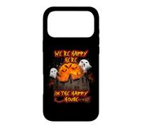Carcasa para iPhone 17 Pro MAX We're Happy Here in The Happy House Halloween Costume Moon