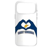 Carcasa para iPhone 17 Pro MAX West Virginia Corazón Manos Montaña Estado WVA 304 Raíces