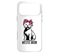 Carcasa para iPhone 17 Pro MAX Westie Mom West Highland Terrier Mamá Divertido