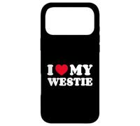 Carcasa para iPhone 17 Pro MAX Westies Westy West Highland White Terrier I Love My Westie