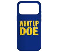 Carcasa para iPhone 17 Pro MAX What Up Doe | Detroit Michigan, Estilo Retro Desgastado