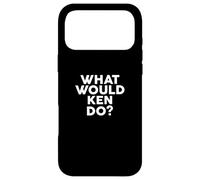 Carcasa para iPhone 17 Pro MAX What Would Ken Do? Nombre de la Camiseta