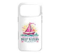 Carcasa para iPhone 17 Pro MAX When You Pass Through Deep Waters Isaías 43:2 Versículo de la Biblia