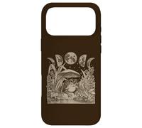 Carcasa para iPhone 17 Pro MAX Whimsy Goth Fairycore Witchy Frog Mushroom Moon Vintage