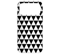 Carcasa para iPhone 17 Pro MAX White Black Nordic Scandinavian Triangles Squares Pattern
