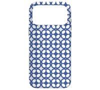 Carcasa para iPhone 17 Pro MAX White Blue Rounded Rectangles Abstract Geometric