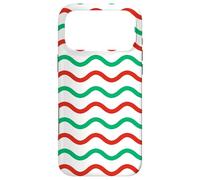 Carcasa para iPhone 17 Pro MAX White Green Red Bulgaria Tricolor Wavy Bulgarian Pattern