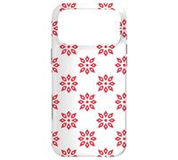 Carcasa para iPhone 17 Pro MAX White Red Floral Maple Leaf Canada Natural Pattern