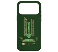 Carcasa para iPhone 17 Pro MAX Wicked Movie Logo Elphaba Green and Gold Broom