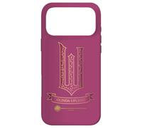 Carcasa para iPhone 17 Pro MAX Wicked Movie Logo Glinda Pink and Gold Wand