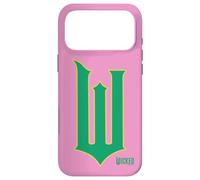 Carcasa para iPhone 17 Pro MAX Wicked Movie W Logo Green Goes Good with Pink