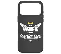 Carcasa para iPhone 17 Pro MAX Wife Is My Angel She Watches Over Me In Memory
