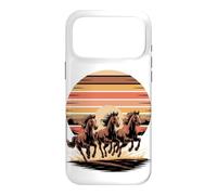 Carcasa para iPhone 17 Pro MAX Wild Horses Running Free Equestrian Horse Lover