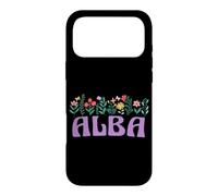 Carcasa para iPhone 17 Pro MAX Wildflower Floral Alba Nombre Día de la Madre Mujeres
