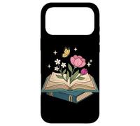 Carcasa para iPhone 17 Pro MAX Wildflowers Book Lover Reading Lector de Libros Florales estéticos