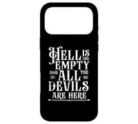 Carcasa para iPhone 17 Pro MAX William Shakespeare - El Infierno está vacío y Todos los Demonios están aquí