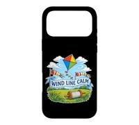 Carcasa para iPhone 17 Pro MAX Wind Line Calm Cometa Carrete Viento