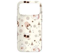 Carcasa para iPhone 17 Pro MAX Winter Theme Retro Christmas Groovy Llama Penguins Sheep