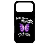 Carcasa para iPhone 17 Pro MAX with Brave Wings She Flies Sign She Flies with Her Own Wings