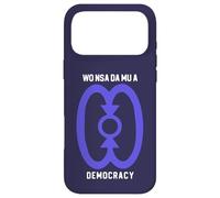 Carcasa para iPhone 17 Pro MAX Wo NSA Da Mu Una Democracia, Gobierno participativo