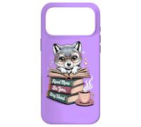 Carcasa para iPhone 17 Pro MAX Wolf Leer más Libros Stay Weird Book Lover Reader Bookworm