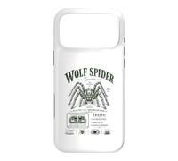 Carcasa para iPhone 17 Pro MAX Wolf Spider Lycosidae Arachnid Natural History
