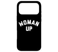 Carcasa para iPhone 17 Pro MAX Woman Up Workout Gym Motivational Quote Feminist Women Up