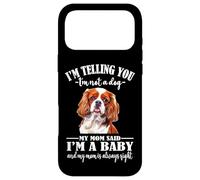 Carcasa para iPhone 17 Pro MAX Womens Girls Mom Says I'm Baby Cavalier King Charles Spaniel