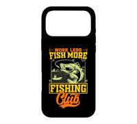 Carcasa para iPhone 17 Pro MAX Work Less Fish More Fishing Club Outdoor Fisher Fisherman