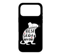Carcasa para iPhone 17 Pro MAX Worlds Best Degu Mamá Lindo Degu Propietario Diciendo