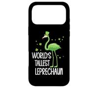 Carcasa para iPhone 17 Pro MAX World'S Tallest Leprechaun St Patricks Flamingo Shenanigans