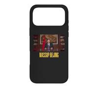 Carcasa para iPhone 17 Pro MAX XI Jinping Wassup Beijing Divertido Meme Cara Giga XI Chino