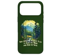 Carcasa para iPhone 17 Pro MAX Y en el Bosque voy Amante de la Naturaleza Senderismo de montaña