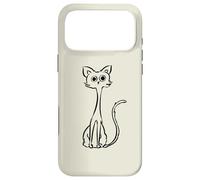 Carcasa para iPhone 17 Pro MAX Y2K 90s Confundido Mad Crazy Tomcat Cat