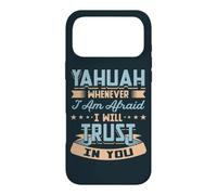 Carcasa para iPhone 17 Pro MAX Yahuah Siempre Que Tengo Miedo de Confiar en ti Judío Jahweh