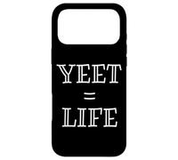 Carcasa para iPhone 17 Pro MAX Yeet Equals Life - Funny Gamer YEET Meme For Yeeting Yeets
