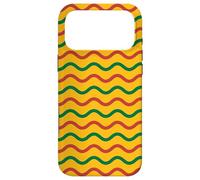 Carcasa para iPhone 17 Pro MAX Yellow Green Red Stripes Lithuanian Language Pattern