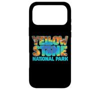 Carcasa para iPhone 17 Pro MAX Yellowstone Grand Prismatic Hot Spring Retro