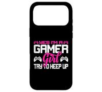 Carcasa para iPhone 17 Pro MAX Yes I'm A Gamer Girl Try To Keep Up Gaming