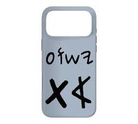 Carcasa para iPhone 17 Pro MAX Yeshua Aleph TAV Jesús Primero Último en Paleo Hebreo (Negro)