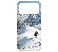 Carcasa para iPhone 17 Pro MAX Yeti Snow Mountain Peak - Gráfico Misterioso de Criatura Oculta