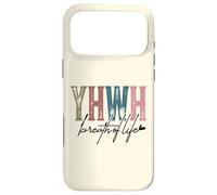 Carcasa para iPhone 17 Pro MAX YHWH Aliento de Vida - Retro Christian God Yahweh Bible