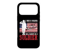 Carcasa para iPhone 17 Pro MAX Yo era un Soldado Soy un Soldado Siempre seré un Soldado EE.UU