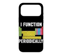 Carcasa para iPhone 17 Pro MAX Yo Función Periódicamente Divertido Profesor de Ciencias de Química Nerd