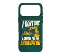 Carcasa para iPhone 17 Pro MAX Yo no Ronco Sueño Operador de Excavadora Divertido