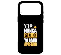 Carcasa para iPhone 17 Pro MAX Yo Nunca Pierdo en Padel Siempre Gano Aprendiendo