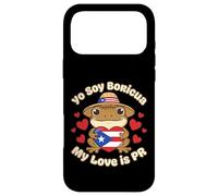 Carcasa para iPhone 17 Pro MAX Yo Soy Boricua Mi Amor es PR Rana Coquí Puerto Rico